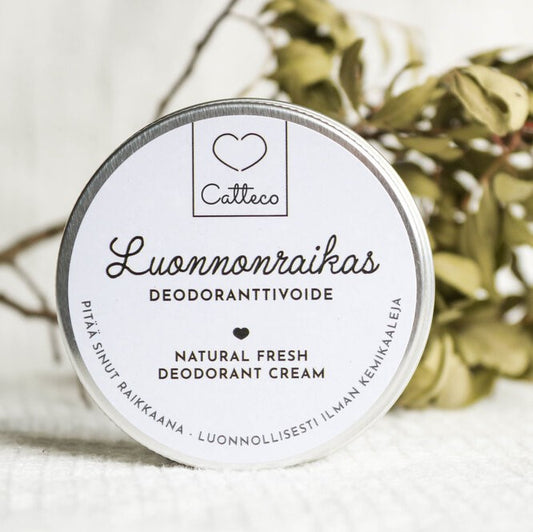 Catteco Luonnonraikas Deodoranttivoide 60g, vegaaninen tuote