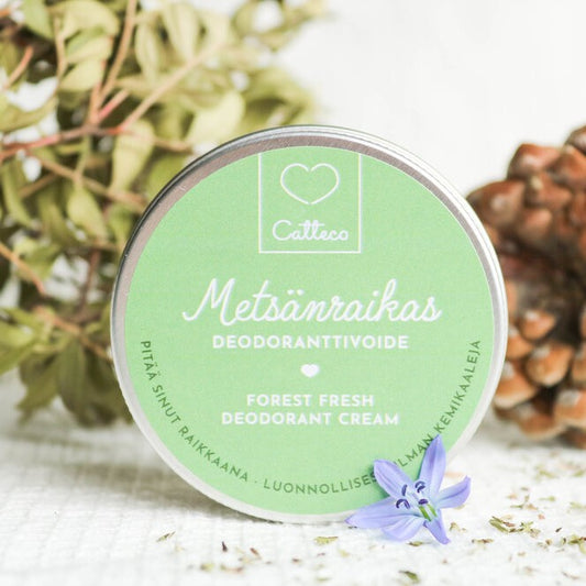 Catteco Metsänraikas Deodoranttivoide 60g, vegaaninen tuote