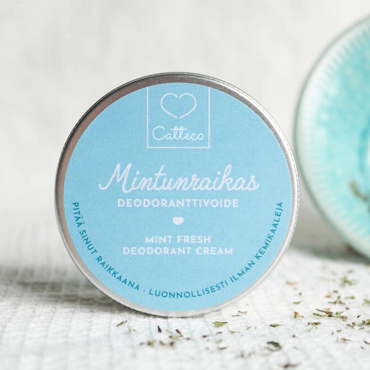 Catteco Mintunraikas Deodoranttivoide 60g, vegaaninen tuote