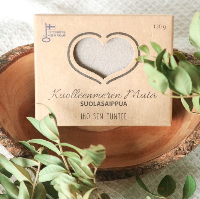 Carita Cosmetiikka Kuolleenmeren muta suolasaippua, vegaaninen tuote - Pieni punainen tupa