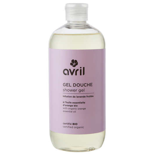 Avril organic laventeli-appelsiini suihkugeeli 500ml, vegaaninen tuote