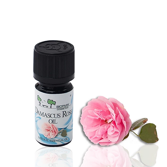 Biopark Cosmetics Ruusu eteerinen öljy (Rose) 5ml, vegaaninen tuote (10% ruusu, 90% jojoba)